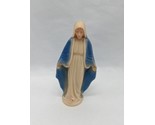Vintage Catholic Virgin Mary Plastic Figurine 3.5&quot; - £19.73 GBP