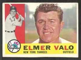 1960 Topps Baseball Card # 237 New York Yankees Elmer Valo ex   ! - £1.75 GBP