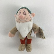 Disney Snow White Seven Dwarfs Sleepy 7&quot; Plush Bean Bag Stuffed Applause Vintage - £12.34 GBP