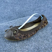 SPERRY  Women Ballet Shoes Brown Leather Slip On Size 9 Medium - £19.35 GBP