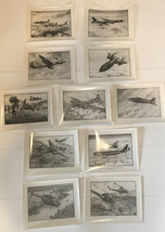 Lot Of 11 Posters Aviation Art Museum 10”x8” Air Force Military USA History - £73.60 GBP