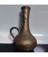 Vase Jug Jar Pitcher Brutalist Solid Heavy Brass Boho 50&#39;s 1,4Kg - $1,218.49 MXN