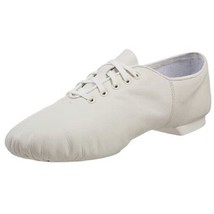 Capezio Jazz Oxford Lace Up Sole Dance Shoes White Unisex 5.5 Theatre Le... - £19.03 GBP