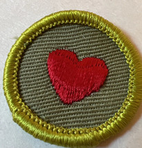 Boy Scout PERSONAL FITNESS Merit Badge Type F (1961-68) Khaki Rolled Edge - $9.95