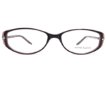 Anne Klein Eyeglasses Frames AK8033 116 Purple Oval Silver Full Rim 50-1... - $51.28