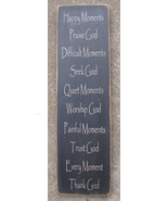 Primitive Country T12537B - Thank God Wood Sign - $21.95
