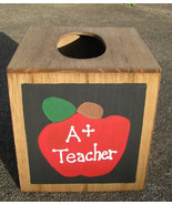 2711AP A Plus Apple  TIssue Box Wood - £5.47 GBP