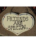 Wood Large Heart 1025  Friends Are Special - £1.53 GBP