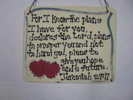 4015 - Jeremiah 29:11 - £2.35 GBP