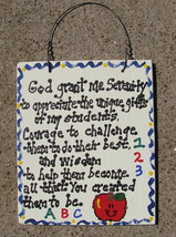 Teacher Gifts  5100WOBGS God Grant me Serenity Teacher Prayer   - £2.31 GBP