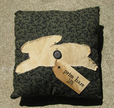 Prim Hare Pillow with Tag 3915 Dark Green - £11.95 GBP