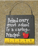 Teacher Gift  5209 Behind every great School is a caring...Principal  wi... - £1.96 GBP