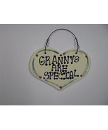Grannys Are Special wood heart  - £1.17 GBP