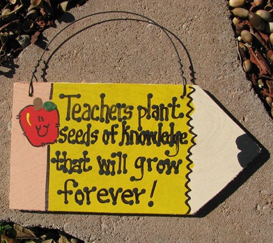 Teacher Gifts Wood Pencil 29 Teachers Plant Seeds