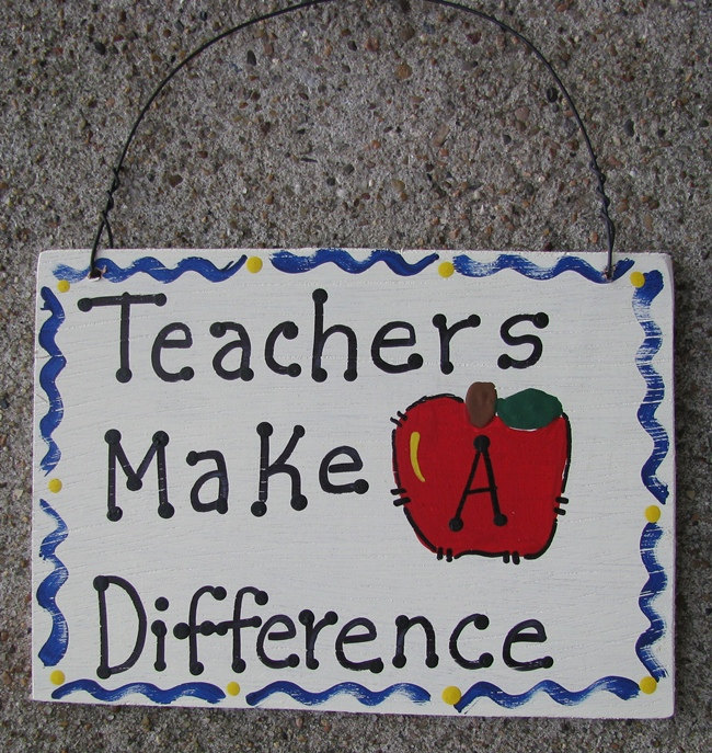 Teacher Gifts  5100TMAD Wooden Sign Teachers Make A Difference
