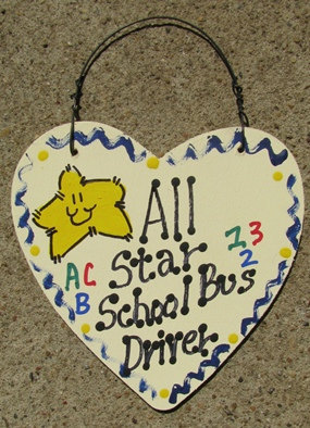Teacher Gifts 5015  All Star School Bus Driver