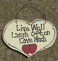 1032 LIve Well Laugh Often Love Much - £1.99 GBP