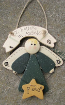  Country Crafts WD197 Wood Angel I Believe in Angels - £2.79 GBP