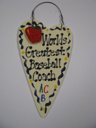 Teacher Gifts 3059 Worlds Greatest  Baseball Coach