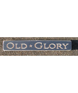 Primitive Country 12OG Old Glory Wood Block - £4.67 GBP