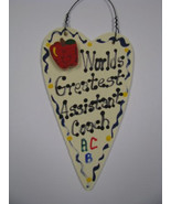 Teacher Gifts 3040  Worlds Greatest  Assistant Coach  - £1.53 GBP