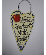 Teacher Gifts 3004 Worlds Greatest Math Teacher    - £1.77 GBP