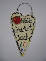 An item in the Crafts category: Teacher Gifts 3009 Worlds Greatest Coach 