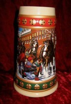 1993 Budweiser Beer Stein Collection Hometown Holiday - $39.99