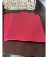 Set of 3 red office depot quality folders - €8,31 EUR