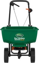 The Scotts Turf Builder Edgeguard Dlx Broadcast Spreader Is, And Ice Melt. - £90.32 GBP