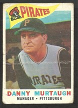 1960 Topps  Baseball Card # 223 Pittsburgh Pirates Danny Murtaugh fair  ! - £0.47 GBP