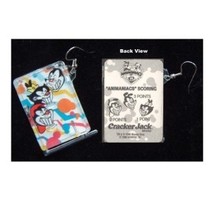 Animaniacs Pinball Game Earrings   Cracker Jack 3 Faces Jewelry - £5.48 GBP