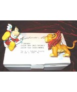 DISNEY Christmas Magic Mickey &amp; Simba Ornament GROLIER 26231-133 - £17.97 GBP
