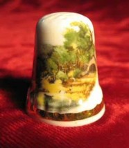 Finsbury Forest Porcelain Bone China Thimble England - £13.87 GBP