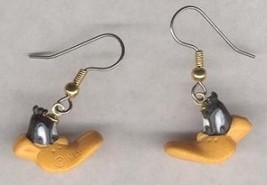 DAFFY DUCK EARRINGS - Funky Cartoon Looney Tunes Jewelry -HEADS - £5.51 GBP