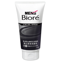 Biore Men's Facial Wash - Black and White Scrub