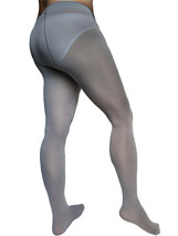 Plus Size Mens Velvet 120D Pantyhose Stockings Tights Pouch Open Pants Underwear - £7.17 GBP
