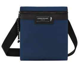 Longchamp Le Pliage Energy Small Recycled Canvas Crossbody Bag ~Nip~ Blue - £164.60 GBP