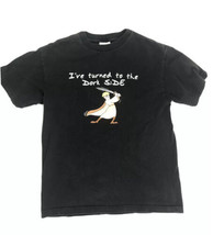 The Dork Side Sarcastic Humor Graphic Funny T Shirt Star Wars Spoof Medium - $26.96 CAD