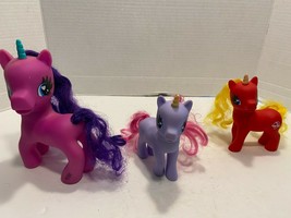 Lot Of 3 Of My Little Pony Figures Very cute and in Good Condition - £5.13 GBP