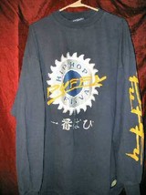 Mens Long T Shirt Puffy Design Sean P. Diddy Hip Hop 2XL Japanese Charac... - $27.50