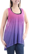 allbrand365 designer Womens Space Dyed T Back Tank Top,Molten Pink,Small - £23.35 GBP