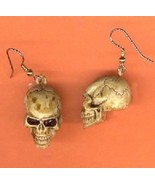 SKULL EARRINGS-Gothic Pirate Punk Zombie Cosplay Costume Jewelry - $8.97
