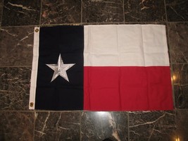 2X3 2&#39;X3&#39; Ft 100 Percent Sewn Embroidered State of Texas Cotton Flag Bunting - £31.87 GBP