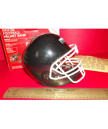 Sport Gift Football Helmet Bank Sound Effects Totes Black Digital LCD Di... - $19.47 CAD