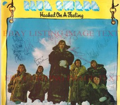 Blue Swede Band 7 Hand Signed Record Album Hooked On A Feeling Rare Bjorn Skifs - £719.27 GBP