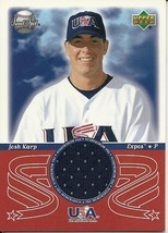 2002 Sweet Spot USA Jerseys Josh Karp USA-JK Expos - £2.74 GBP