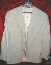 Nice Gray Diamanti Wool Suit Sports Jacket Fine Tailored Clothing Russia... - $49.99
