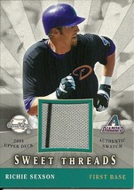 2004 Sweet Spot Sweet Threads Richie Sexson STS-RS Diamondbacks - £1.59 GBP