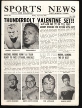 Sports News Wrestling Newsletter&amp; Match Program 8/15/1969-Fort Worth TX-Baron... - £30.73 GBP